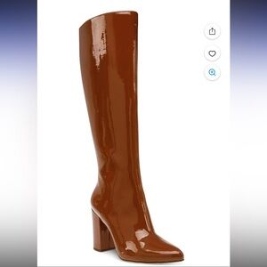Wild Pair Caramel Brown Knee Boots